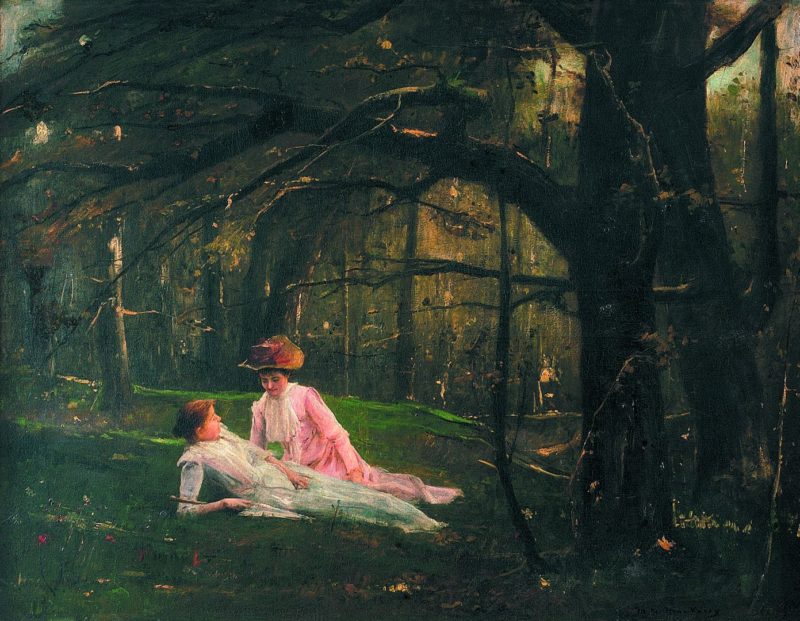 Munkácsy_Pihenés_az_erdőben