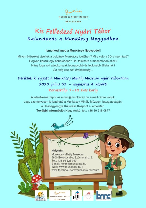 Kis Felefedező Nyári Tábor_felhívás
