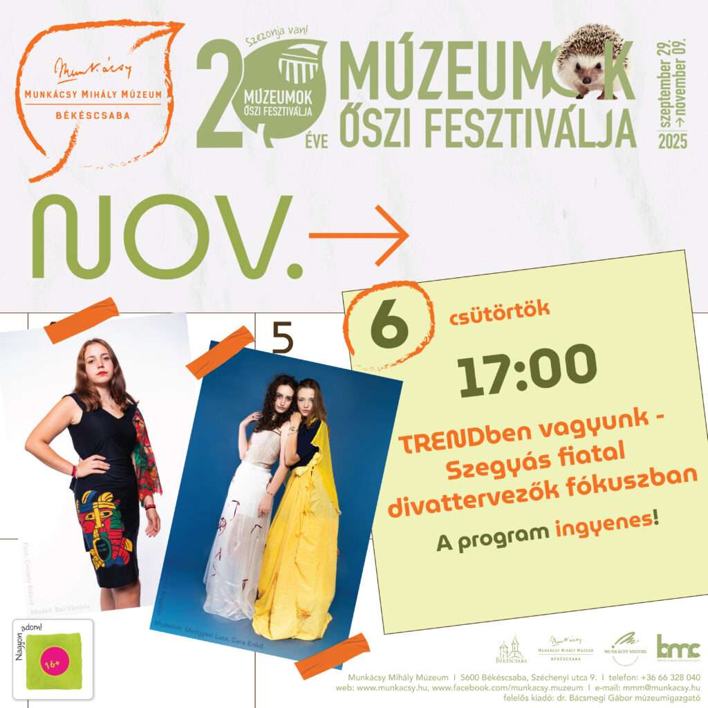 MŐF TRENDben vagyunk - fiatal divattervezők fókuszban, meghívó
