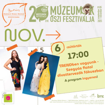 MŐF TRENDben vagyunk - fiatal divattervezők fókuszban, meghívó