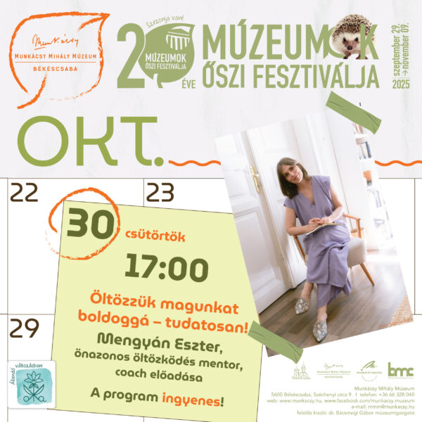 Öltözzük magunkat boldoggá – tudatosan! Mengyán Eszter előadása Öltözzük magunkat boldoggá – tudatosan! Mengyán Eszter előadása