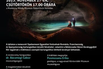 A fény visszhangja c. kiállítás meghívója