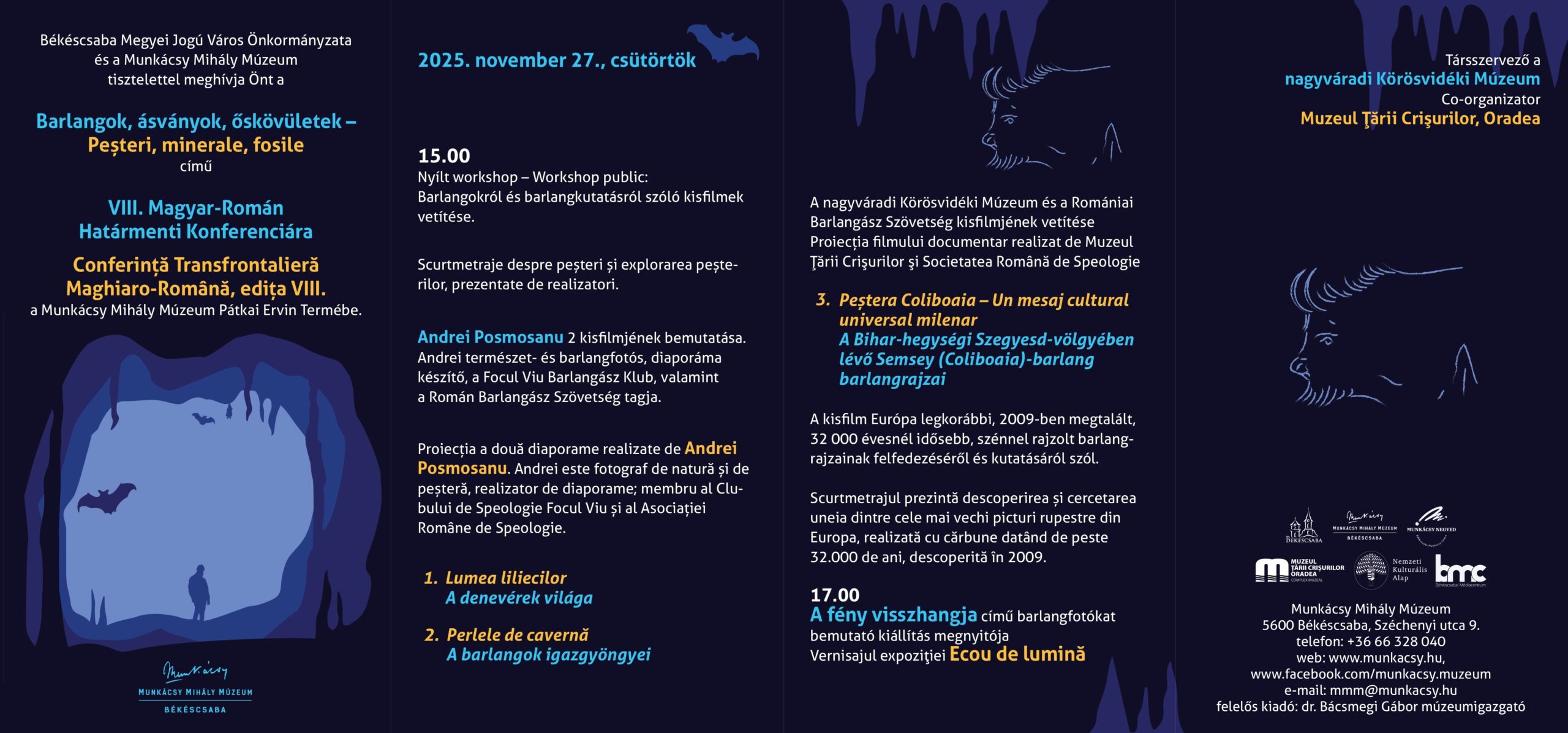A VIII. Magyar-Román Határmenti Konferencia meghívója