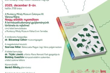 A múzeumi évkönyvbemutatóra szóló meghívó